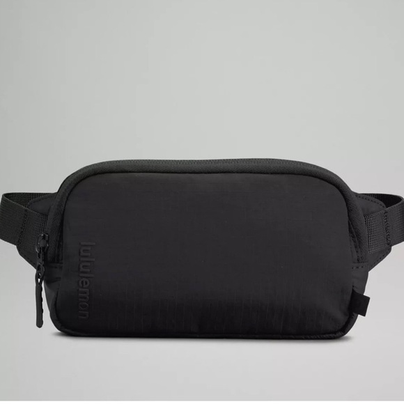 lululemon athletica Handbags - Lululemon Mini Belt Bag Black Fanny Pack NWT